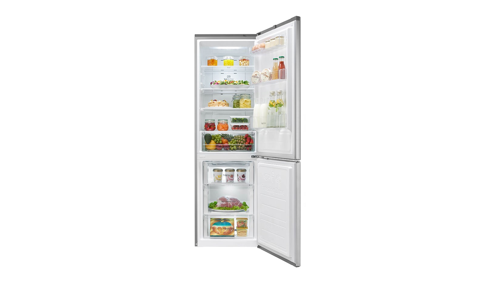LG Réfrigérateur combiné | Total No Frost | Compresseur linéaire inverter | Smart Diagnosis™ | Moist Balance Crisper | A++, LG GBD6226SPS