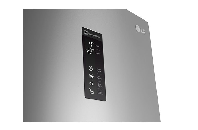 LG Réfrigérateur combiné | Total No Frost  | Compresseur linéaire inverter | Smart Diagnosis™ | Moist Balance Crisper| A++, LG GBD6236SPS