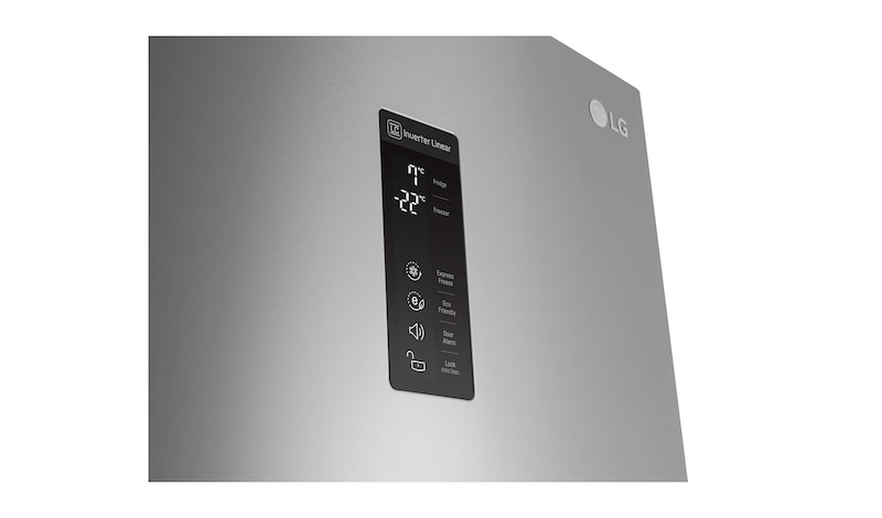 LG Réfrigérateur combiné | Total No Frost  | Compresseur linéaire inverter | Smart Diagnosis™ | Moist Balance Crisper| A++, LG GBD6236SPS