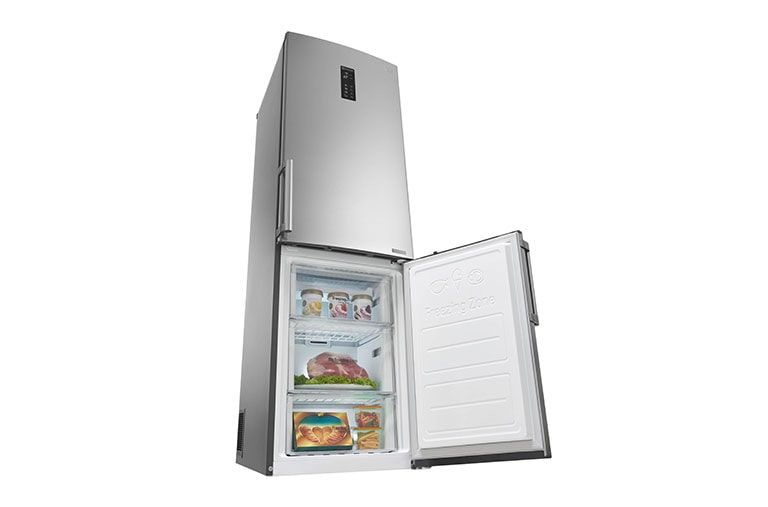 LG Réfrigérateur combiné | Total No Frost | Compresseur linéaire inverter | Smart Diagnosis™ | Moist Balance Crisper | A++, LG GBD6326BPS