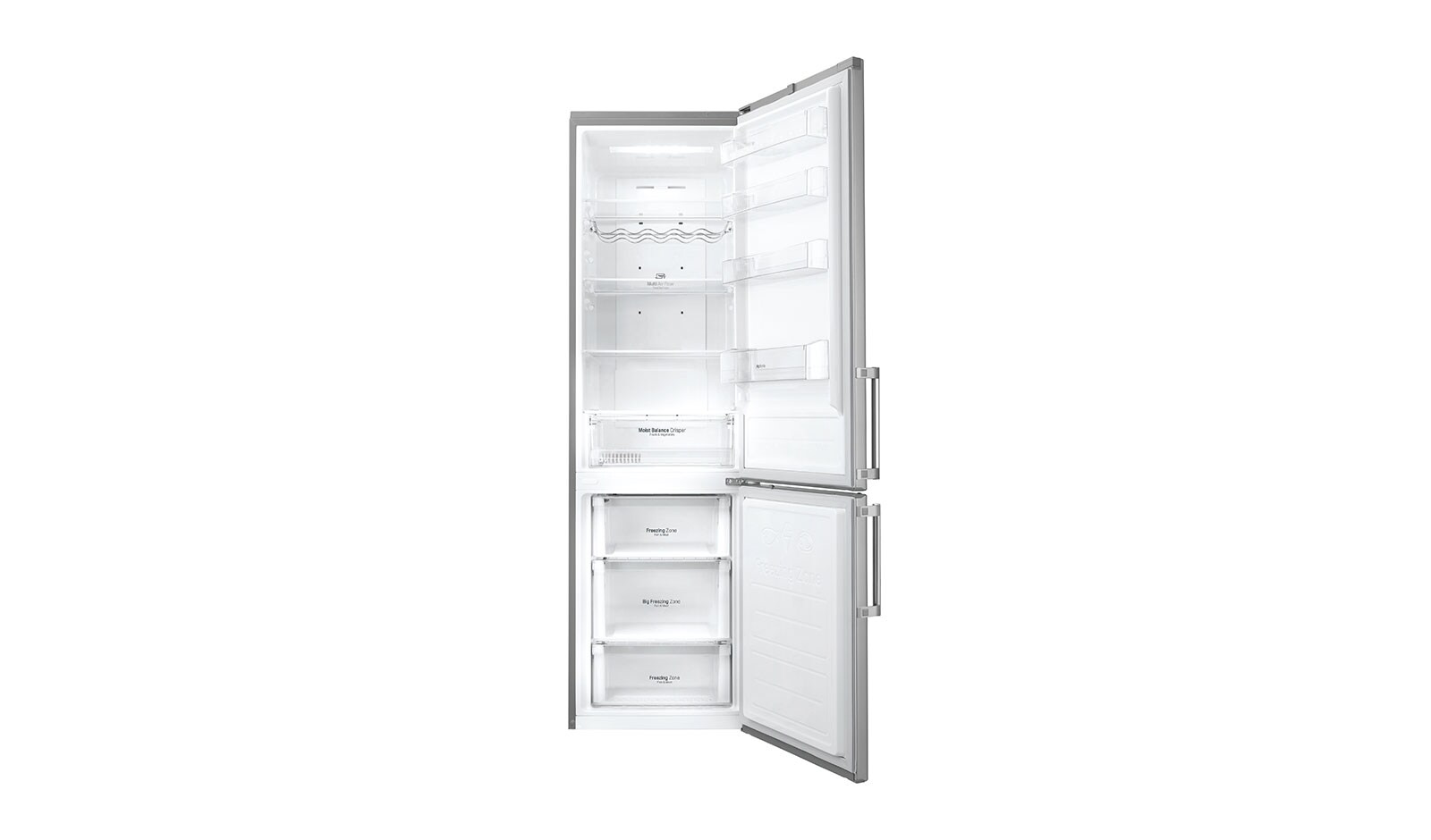 LG Réfrigérateur combiné | Total No Frost | Compresseur linéaire inverter | Smart Diagnosis™ | Moist Balance Crisper | A++, LG GBD6326BPS