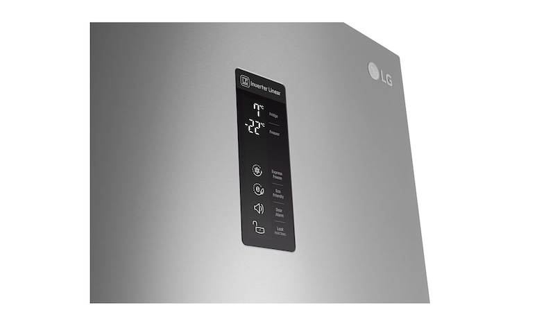 LG Réfrigérateur combiné | Total No Frost | Compresseur linéaire inverter | Smart Diagnosis™ | Moist Balance Crisper | A++, LG GBD6326BPS