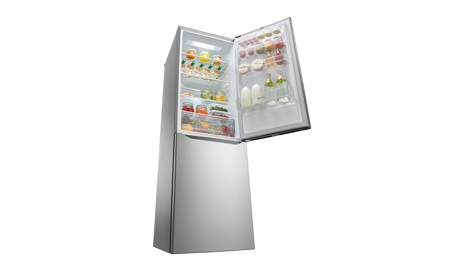 LG Réfrigérateur combiné | Total No Frost  | Compresseur linéaire inverter | Smart Diagnosis™ | Moist Balance Crisper | A++, LG GBD6336SPS