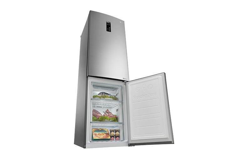 LG Réfrigérateur combiné | Total No Frost  | Compresseur linéaire inverter | Smart Diagnosis™ | Moist Balance Crisper | A++, LG GBD6336SPS