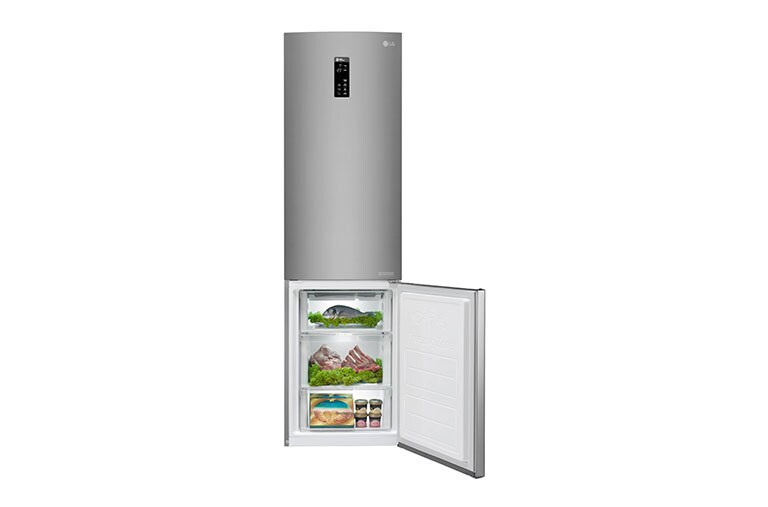 LG Réfrigérateur combiné | Total No Frost  | Compresseur linéaire inverter | Smart Diagnosis™ | Moist Balance Crisper | A++, LG GBD6336SPS