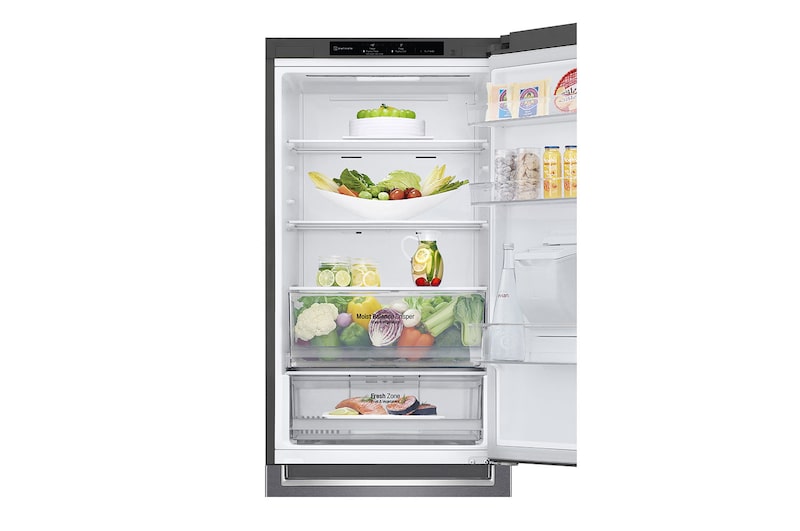 LG Réfrigérateur Combiné | 340L | 35dB | Door Cooling+, LG GBF61DSJEN