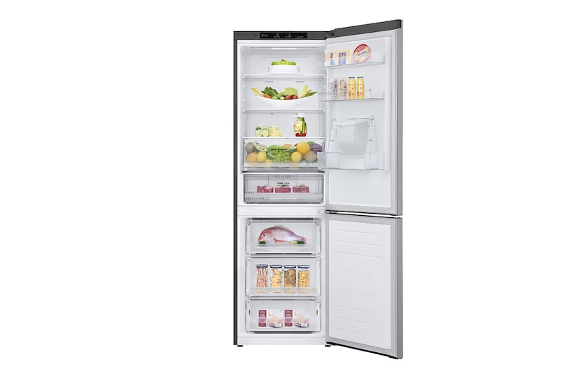 LG Réfrigérateur combiné  | E | 36dB(C) | Total No Frost | Compresseur Linéaire Inverter, LG GBF61PZJZN