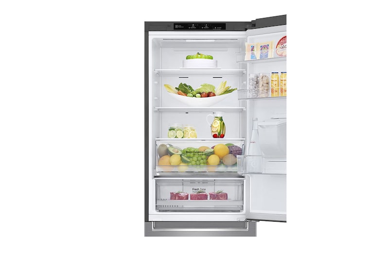 LG Réfrigérateur combiné  | E | 36dB(C) | Total No Frost | Compresseur Linéaire Inverter, LG GBF61PZJZN