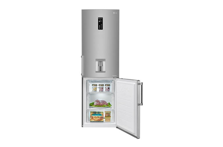 LG Réfrigérateur combiné | Total No Frost | Compresseur linéaire inverter | Smart Diagnosis™ | Moist Balance Crisper | A++, LG GBF6226BPS
