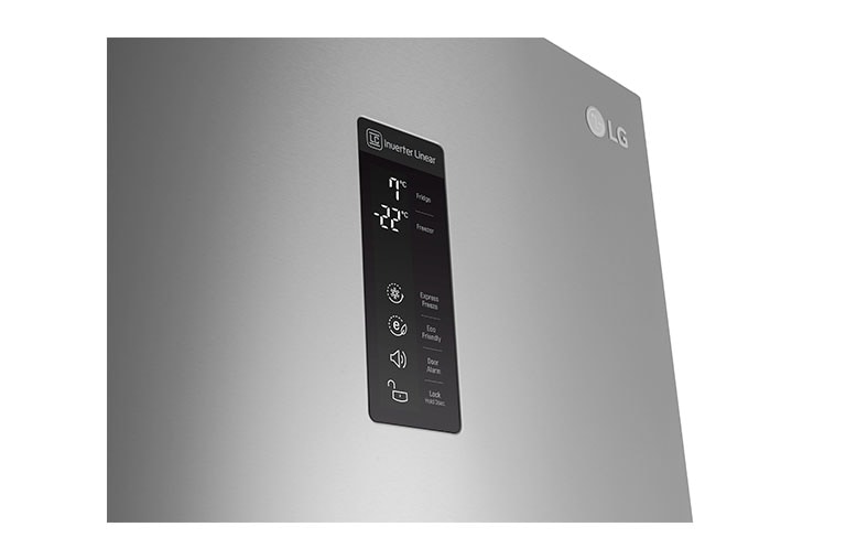LG Réfrigérateur combiné | Total No Frost | Compresseur linéaire inverter | Smart Diagnosis™ | Moist Balance Crisper | A++, LG GBF6226BPS