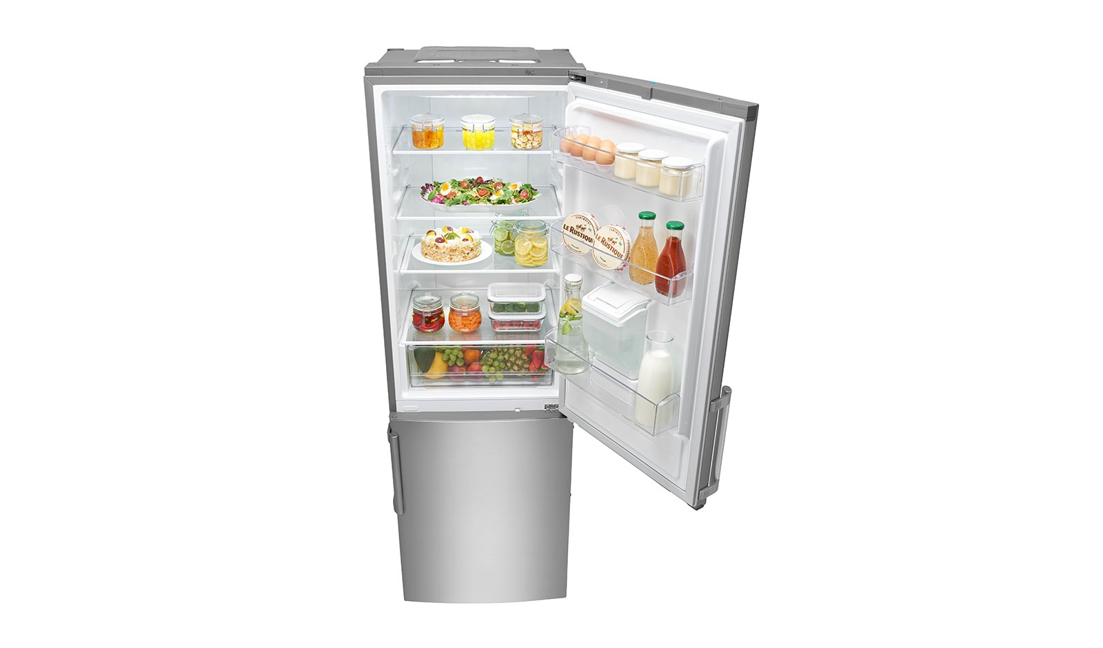 LG Réfrigérateur combiné | Total No Frost | Compresseur linéaire inverter | Smart Diagnosis™ | Moist Balance Crisper | A++, LG GBF6226BPS