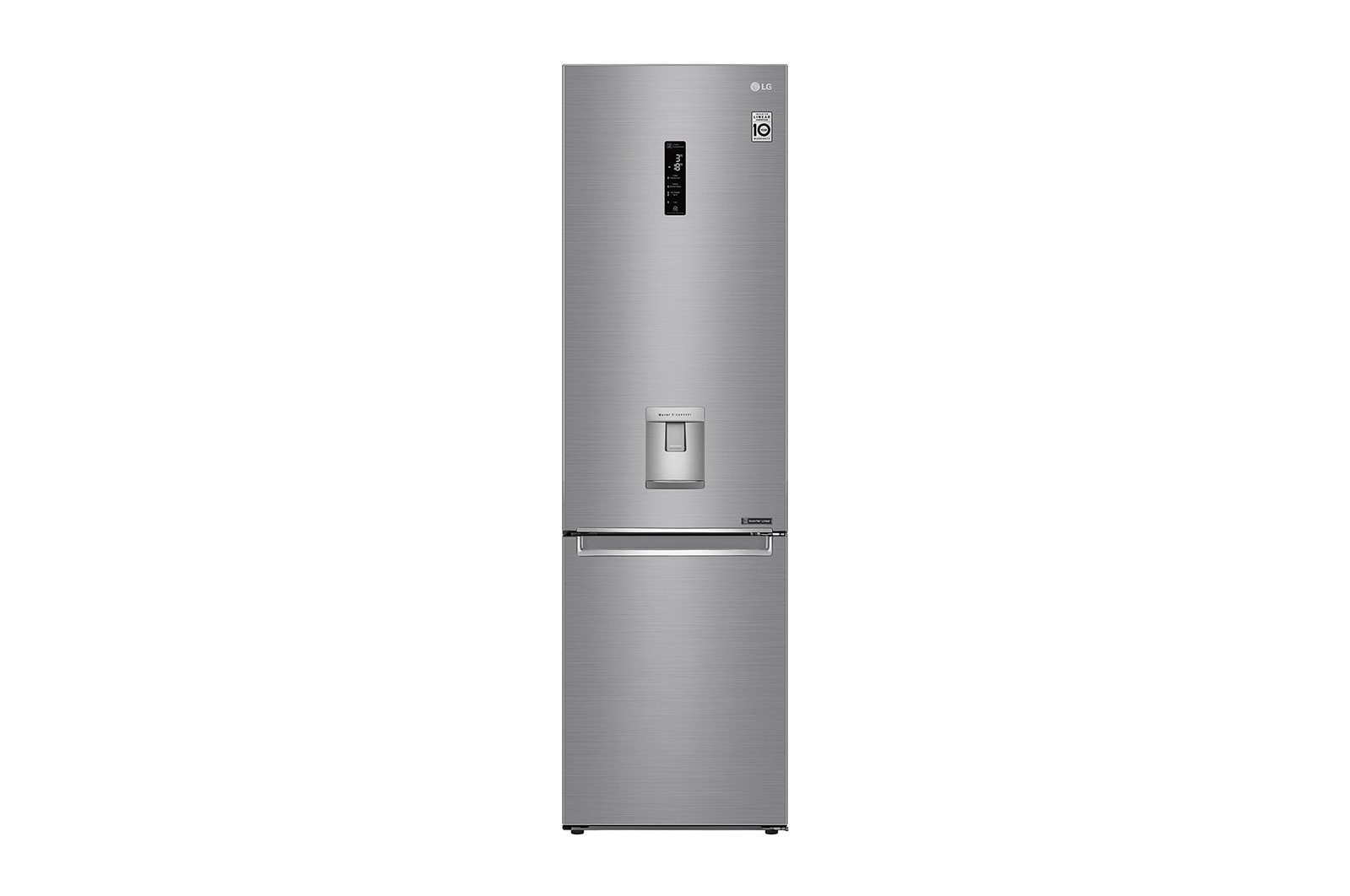 Vue avant de Réfrigérateur combiné | 379L | E | 36dB | Total No Frost | Compresseur Linéaire Inverter   LG GBF72PZDZN