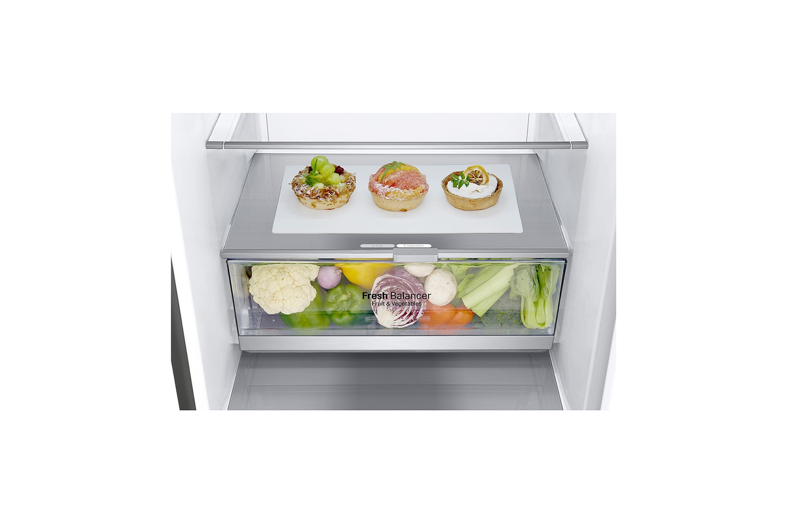 LG Réfrigérateur combiné | 379L | E | 36dB | Total No Frost | Compresseur Linéaire Inverter  , LG GBF72PZDZN