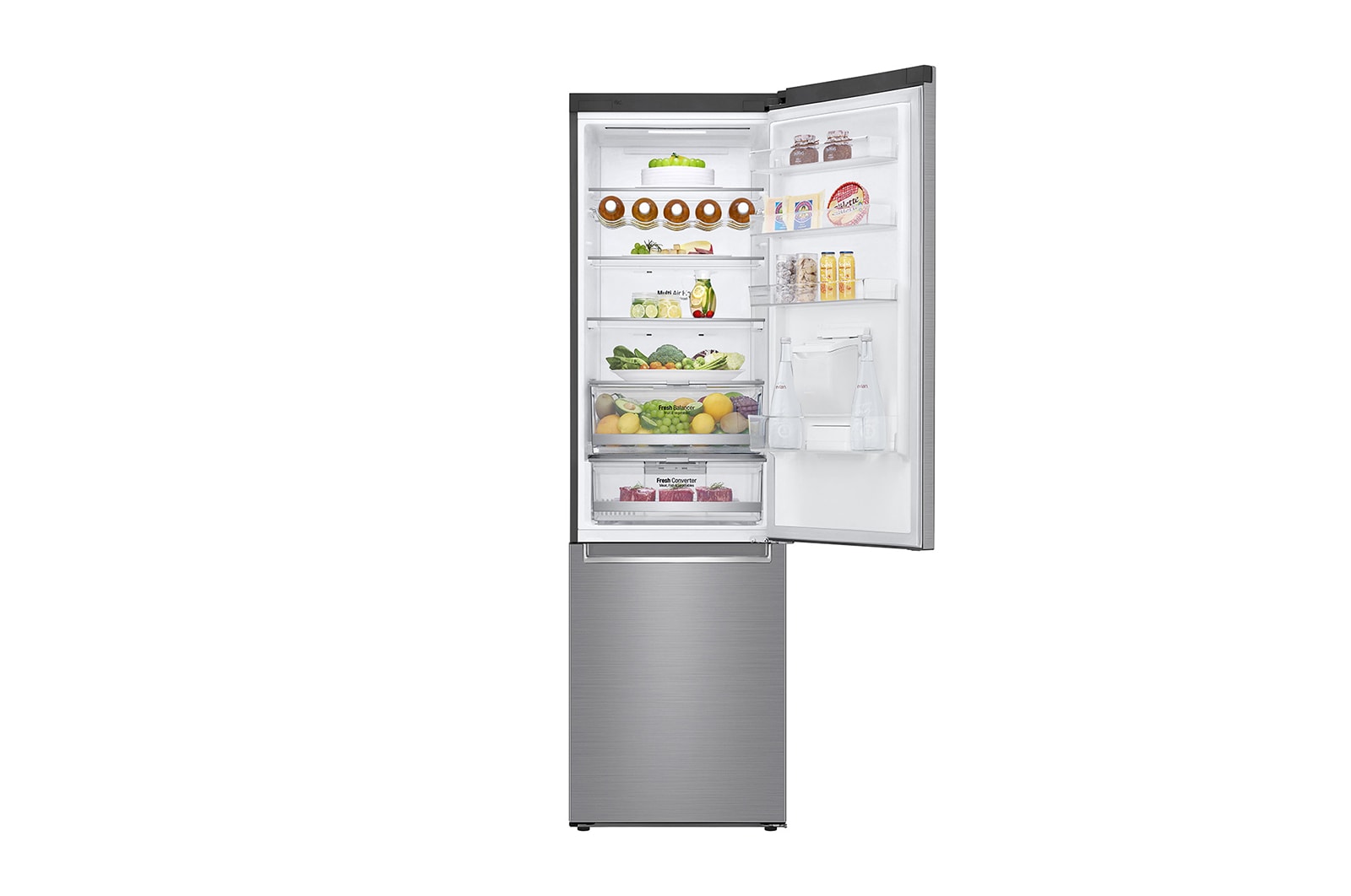 LG Réfrigérateur combiné | 379L | E | 36dB | Total No Frost | Compresseur Linéaire Inverter  , LG GBF72PZDZN
