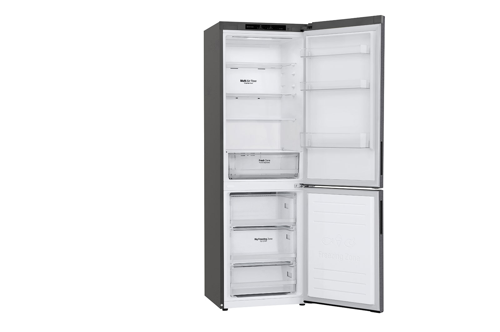 LG Réfrigérateur Combiné | 341L | Door Cooling+, LG GBP31DSLEC