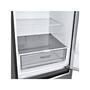 LG Réfrigérateur combiné | 341L | D | 36dB(C) | Total No Frost | Compresseur Linéaire Inverter, LG GBP61DSPFN