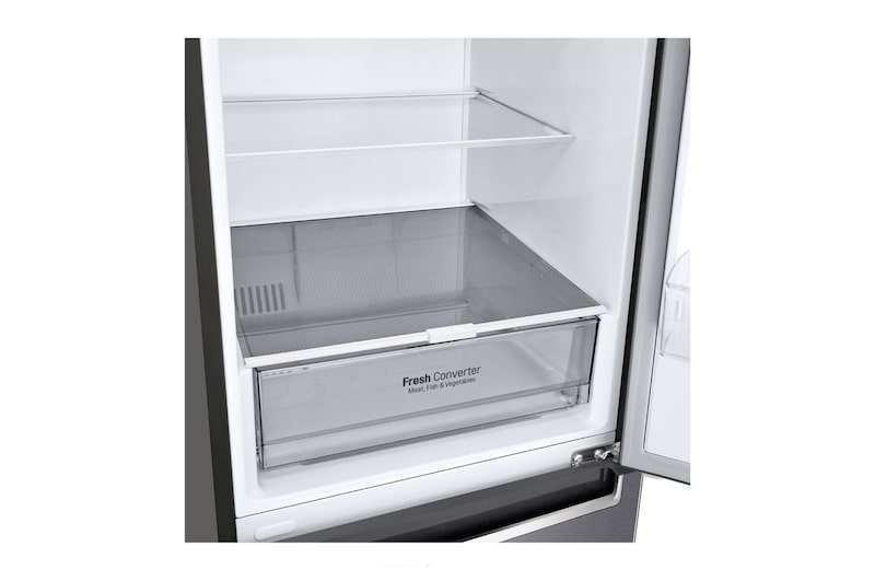 LG Réfrigérateur combiné | 341L | D | 36dB(C) | Total No Frost | Compresseur Linéaire Inverter, LG GBP61DSPFN