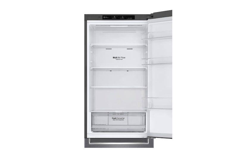 LG Réfrigérateur combiné | 341L | D | 36dB(C) | Total No Frost | Compresseur Linéaire Inverter, LG GBP61DSPFN