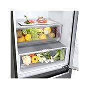 LG Réfrigérateur combiné | 384L | D | 36dB(C) | Total No Frost | Compresseur Linéaire Inverter, LG GBP62DSNFN