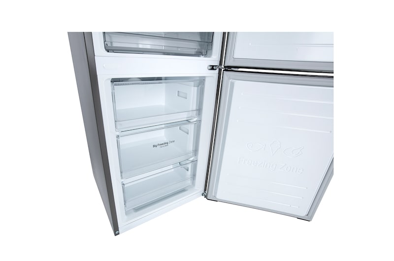LG Réfrigérateur combiné | 384L | D | 36dB(C) | Total No Frost | Compresseur Linéaire Inverter, LG GBP62DSSFR