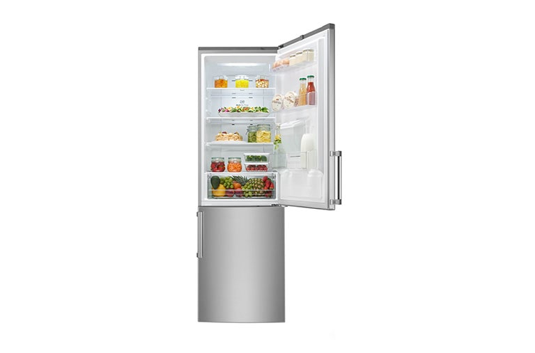 LG Réfrigérateur combiné | Total No Frost  | Compresseur linéaire inverter | Moist Balance Crisper | Wi-Fi, LG GBS6226BPS