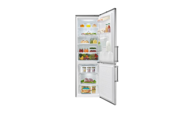LG Réfrigérateur combiné | Total No Frost  | Compresseur linéaire inverter | Moist Balance Crisper | Wi-Fi, LG GBS6226BPS