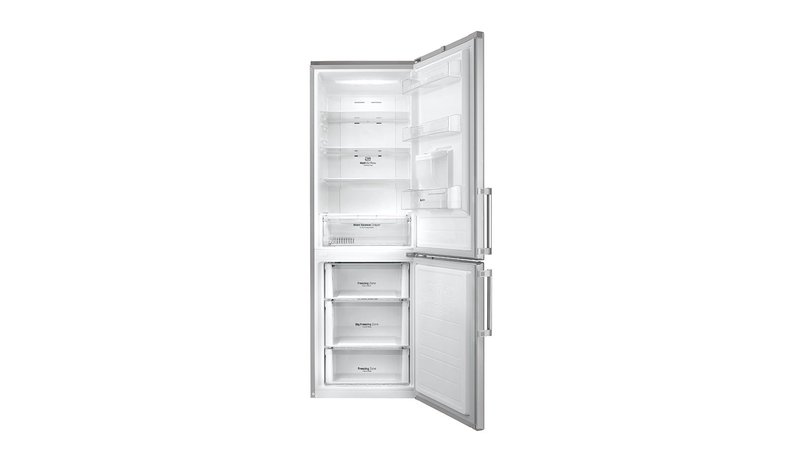 LG Réfrigérateur combiné | Total No Frost  | Compresseur linéaire inverter | Moist Balance Crisper | Wi-Fi, LG GBS6226BPS