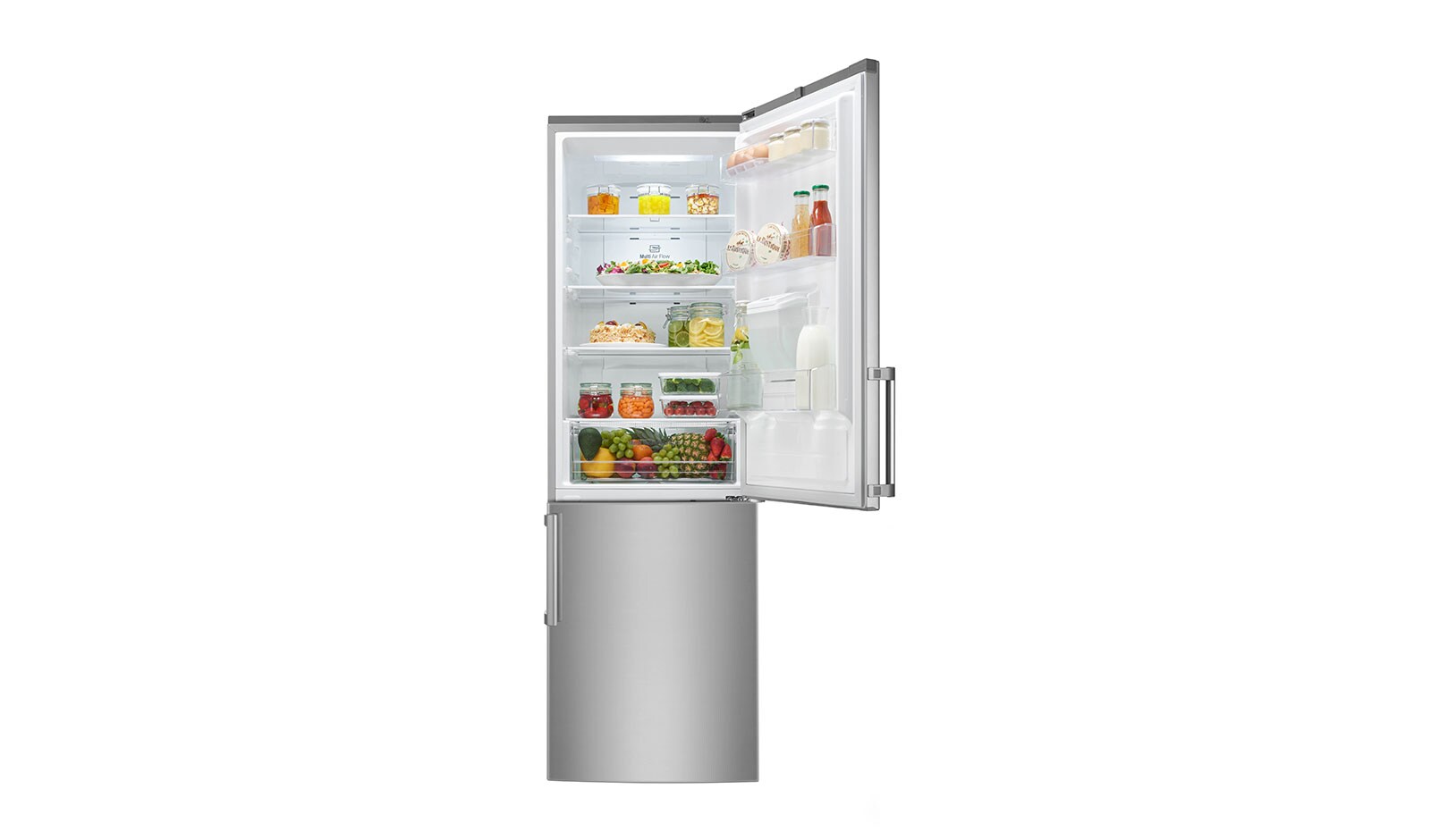 LG Réfrigérateur combiné | Total No Frost  | Compresseur linéaire inverter | Moist Balance Crisper | Wi-Fi, LG GBS6226BPS