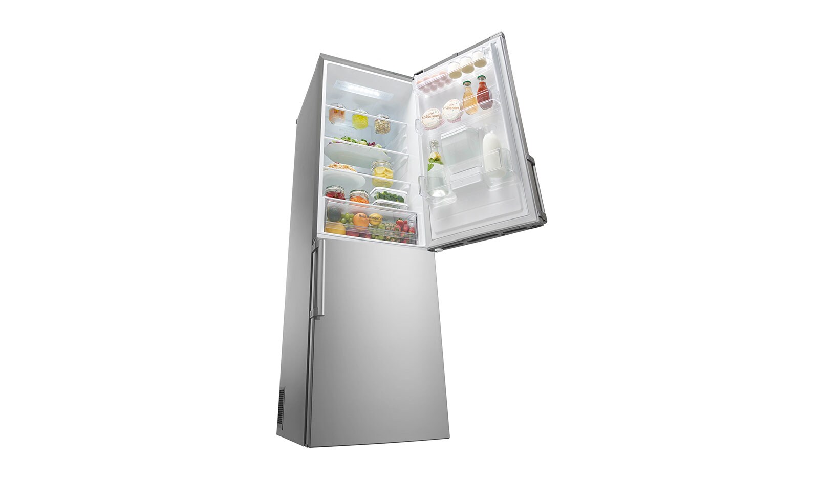 LG Réfrigérateur combiné | Total No Frost  | Compresseur linéaire inverter | Moist Balance Crisper | Wi-Fi, LG GBS6226BPS