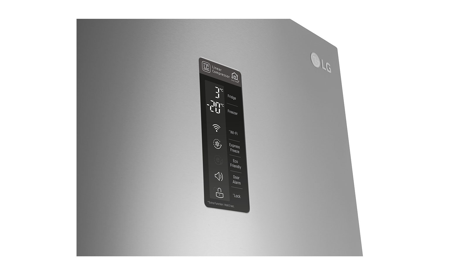 LG Réfrigérateur combiné | Total No Frost  | Compresseur linéaire inverter | Moist Balance Crisper | Wi-Fi, LG GBS6226BPS