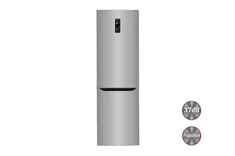 LG Réfrigérateur combiné | Total No Frost | Compresseur linéaire inverter | 37dB | Connecté Wi-Fi | Moist Balance Crisper, LG GBW6226SPS