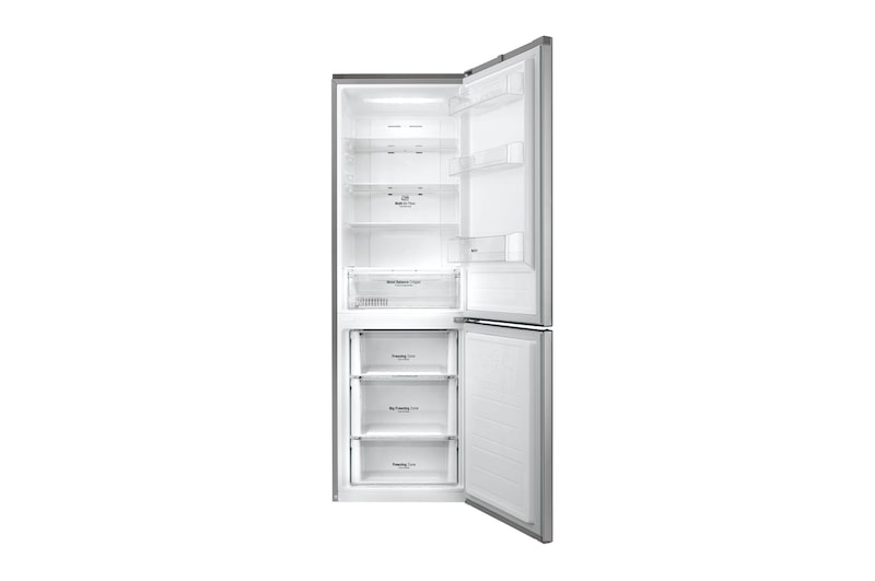LG Réfrigérateur combiné | Total No Frost | Compresseur linéaire inverter | 37dB | Connecté Wi-Fi | Moist Balance Crisper, LG GBW6226SPS