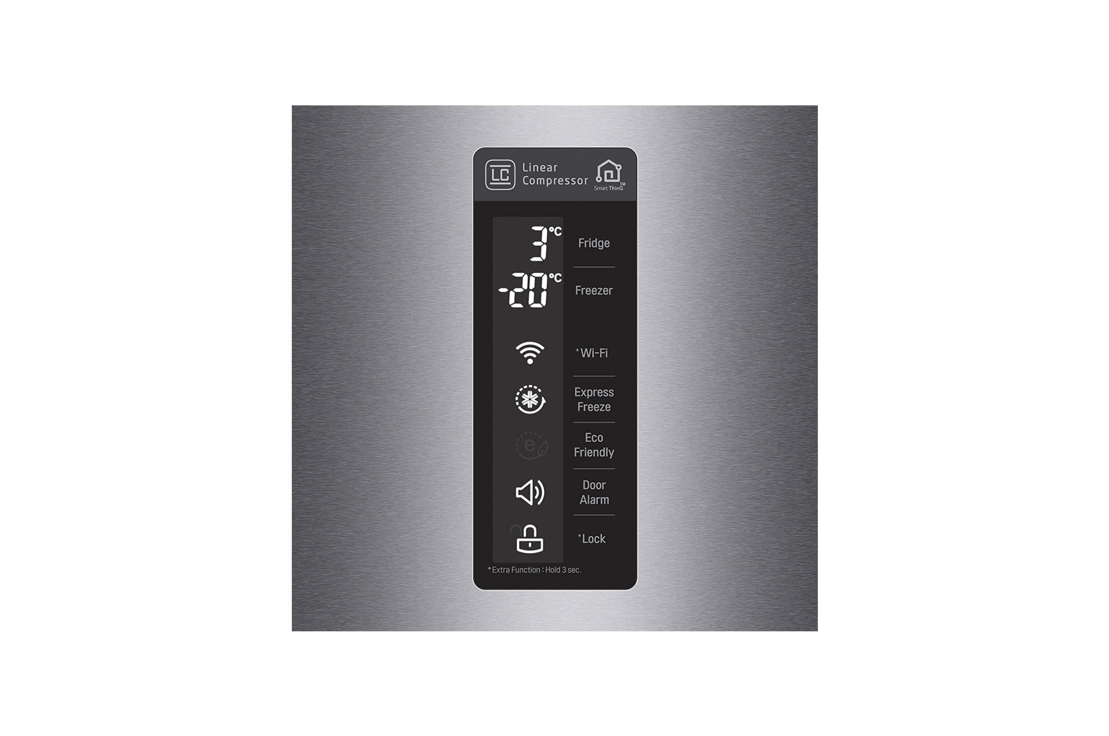 LG Réfrigérateur combiné | Total No Frost | Compresseur linéaire inverter | 37dB | Connecté Wi-Fi, LG GBW6318SDS
