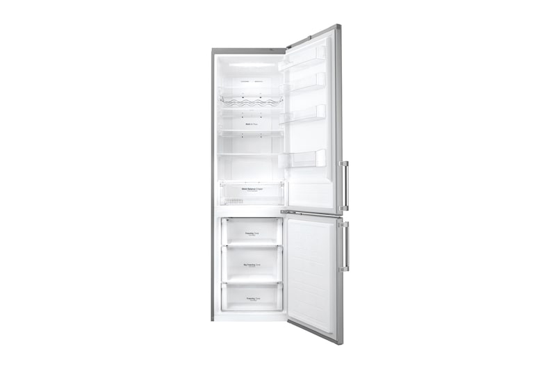 LG Réfrigérateur combiné | Total No Frost | Compresseur linéaire inverter | 37dB | Connecté Wi-Fi | Moist Balance Crisper, LG GBW6326BPS