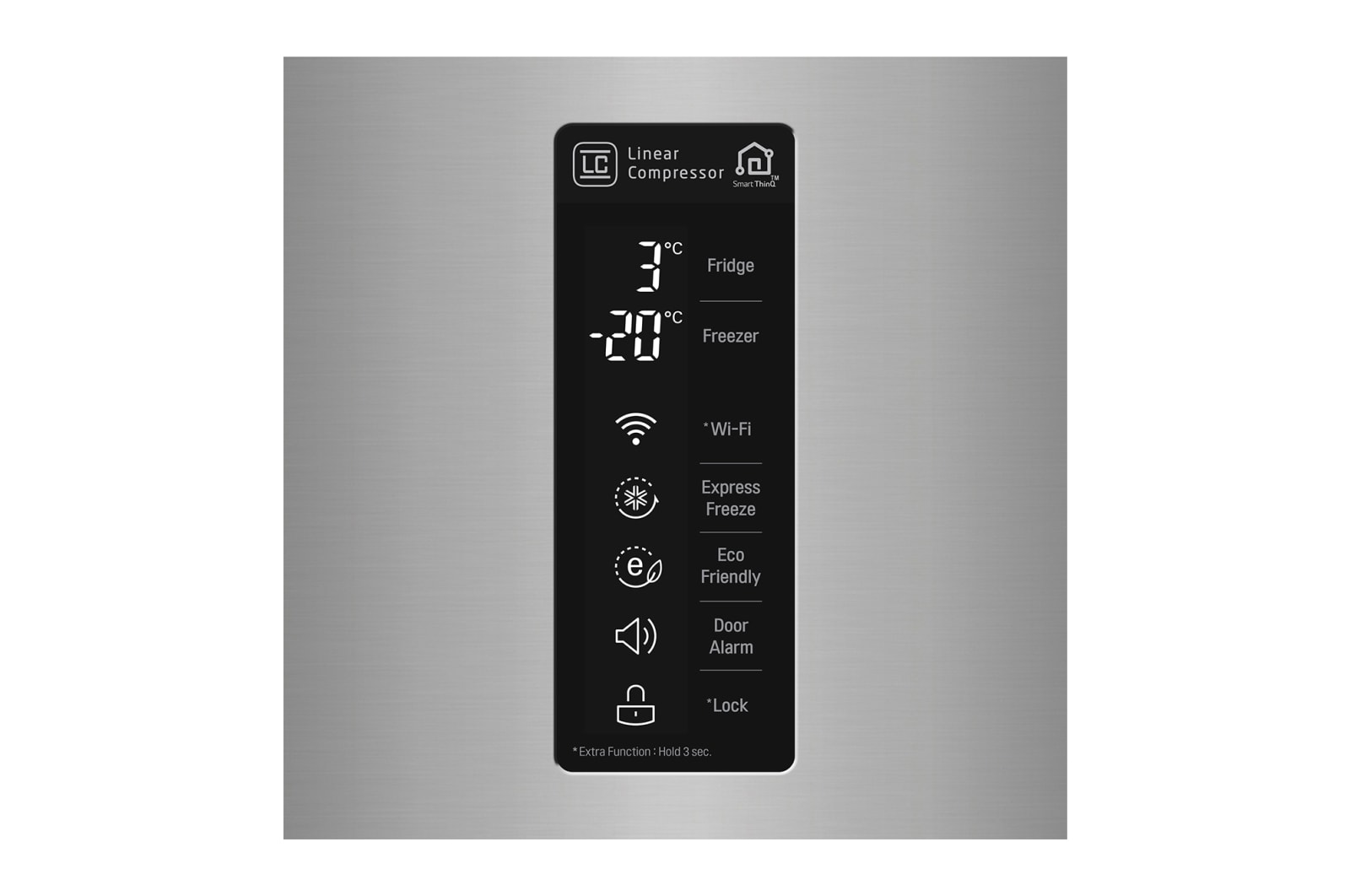 LG Réfrigérateur combiné | Total No Frost | Compresseur linéaire inverter | 37dB | Connecté Wi-Fi | Moist Balance Crisper, LG GBW6326BPS