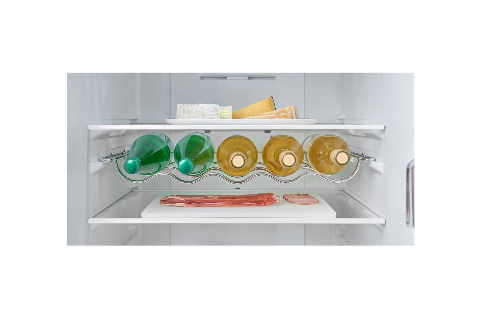 LG Réfrigérateur combiné | Total No Frost | Compresseur linéaire inverter | 37dB | Connecté Wi-Fi | Moist Balance Crisper, LG GBW6326BPS