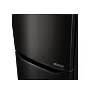 LG Réfrigérateur combiné | Total No Frost  | Compresseur linéaire inverter | 37dB | Connecté Wi-Fi | Moist Balance Crisper | Fresh converter , LG GBW6346SBL