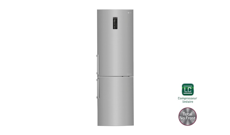 LG Réfrigérateur combiné | Total No Frost  | Compresseur linéaire inverter | Smart Diagnosis™ | Moist Balance Crisper | Fresh converter | A++ | Wi-Fi, LG GBW6356BPS