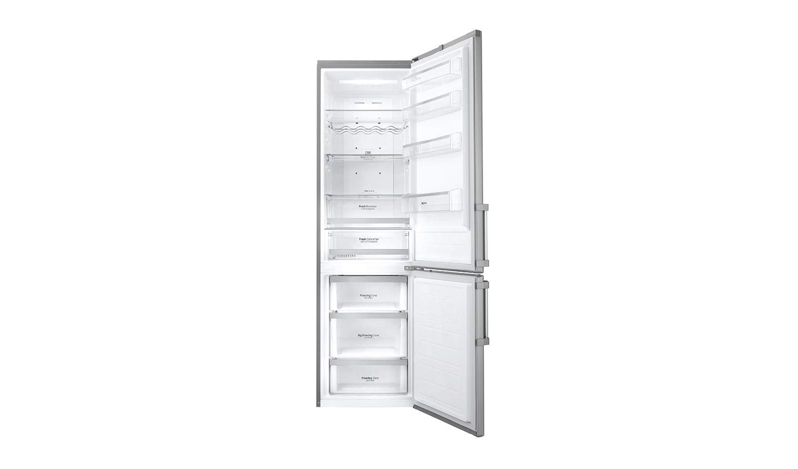 LG Réfrigérateur combiné | Total No Frost  | Compresseur linéaire inverter | Smart Diagnosis™ | Moist Balance Crisper | Fresh converter | A++ | Wi-Fi, LG GBW6356BPS