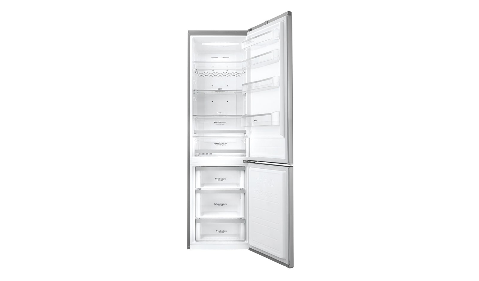 LG Réfrigérateur combiné | Total No Frost | Compresseur linéaire inverter | Smart Diagnosis™ | Moist Balance Crisper | Fresh converter | A++ | Wi-Fi, LG GBW6356SPS