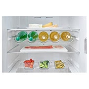 LG Réfrigérateur combiné | Total No Frost | Compresseur linéaire inverter | 37dB | Connecté Wi-Fi | Moist Balance Crisper | Fresh converter, LG GBW6388SMC
