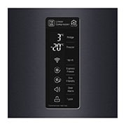LG Réfrigérateur combiné | Total No Frost | Compresseur linéaire inverter | 37dB | Connecté Wi-Fi | Moist Balance Crisper | Fresh converter, LG GBW6388SMC