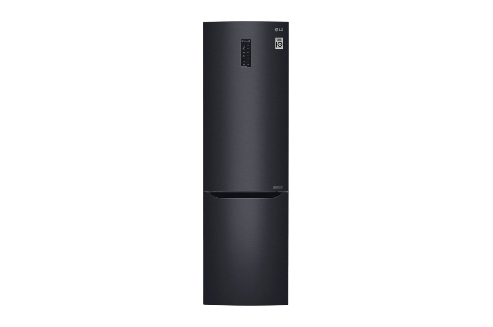 Vue avant de Réfrigérateur combiné | Total No Frost | Compresseur linéaire inverter | 37dB | Connecté Wi-Fi | Moist Balance Crisper | Fresh converter LG GBW6388SMC