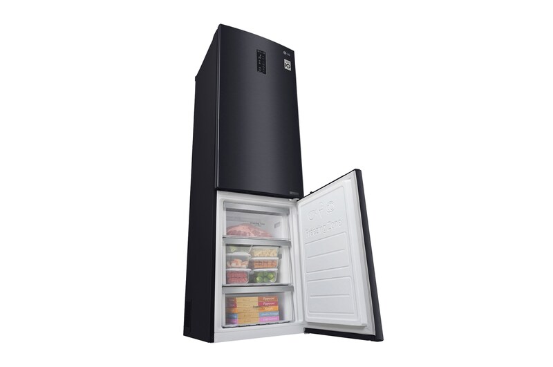 LG Réfrigérateur combiné | Total No Frost | Compresseur linéaire inverter | 37dB | Connecté Wi-Fi | Moist Balance Crisper | Fresh converter, LG GBW6388SMC