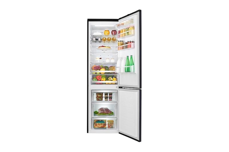 LG Réfrigérateur combiné | Total No Frost | Compresseur linéaire inverter | 37dB | Connecté Wi-Fi | Moist Balance Crisper | Fresh converter, LG GBW6388SMC