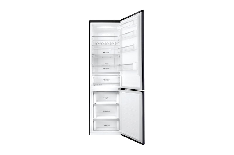 LG Réfrigérateur combiné | Total No Frost | Compresseur linéaire inverter | 37dB | Connecté Wi-Fi | Moist Balance Crisper | Fresh converter, LG GBW6388SMC