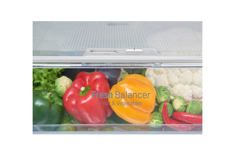 LG Réfrigérateur combiné | Total No Frost | Compresseur linéaire inverter | 37dB | Connecté Wi-Fi | Moist Balance Crisper | Fresh converter, LG GBW6388SMC