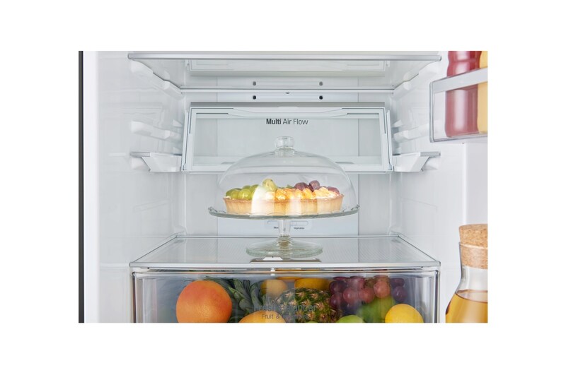 LG Réfrigérateur combiné | Total No Frost | Compresseur linéaire inverter | 37dB | Connecté Wi-Fi | Moist Balance Crisper | Fresh converter, LG GBW6388SMC