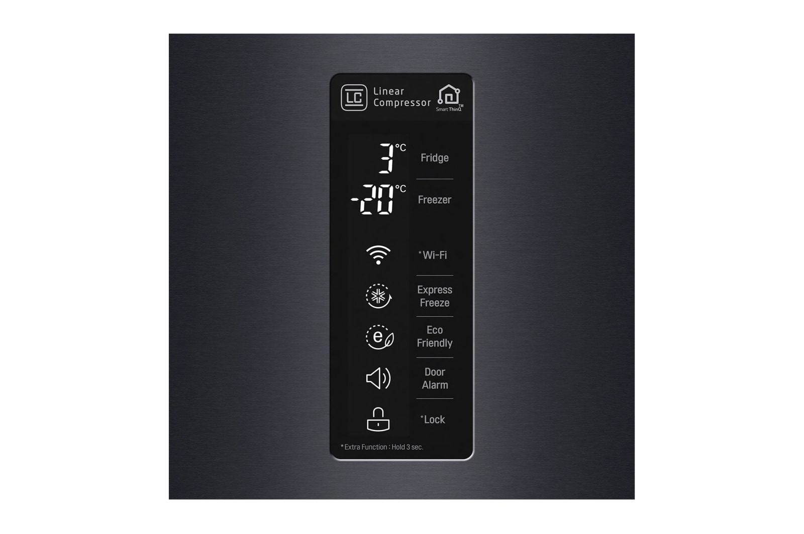 LG Réfrigérateur combiné | Total No Frost | Compresseur linéaire inverter | 37dB | Connecté Wi-Fi | Moist Balance Crisper | Fresh converter, LG GBW6388SMC