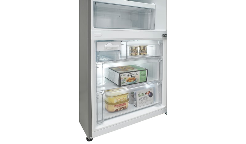 LG Réfrigérateur Combiné | 453L | Compresseur Linéaire Inverter | No Frost | Magic crisper | Eclairage LED, LG GC7221PS